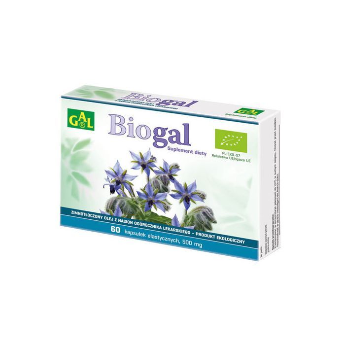 Biogal, kapsułki z olejkiem z nasion ogórecznika, 60 szt. main product photo