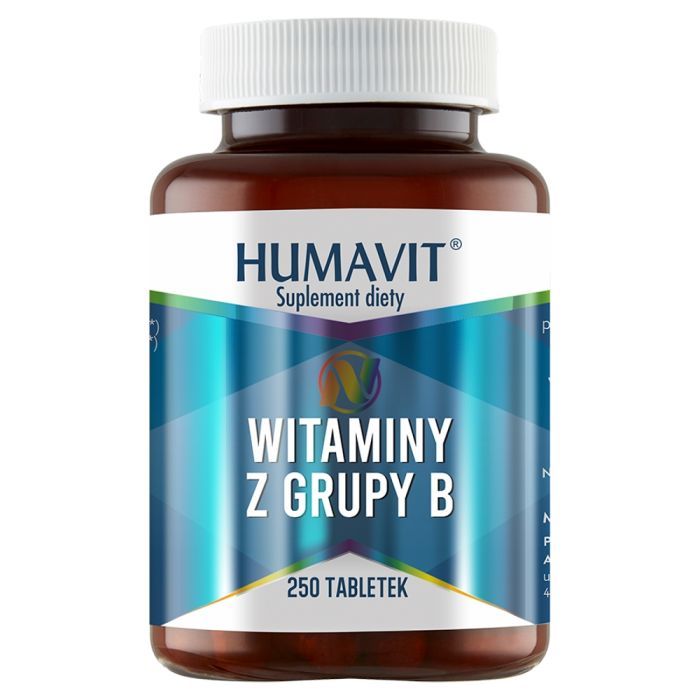 Humavit Witaminy z grupy B, tabletki, 250 szt. main product photo