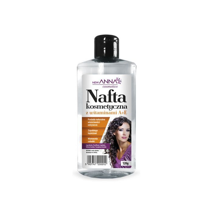 New Anna Cosmetics, nafta kosmetyczna, płyn z witaminą A+E, 100 ml main product photo