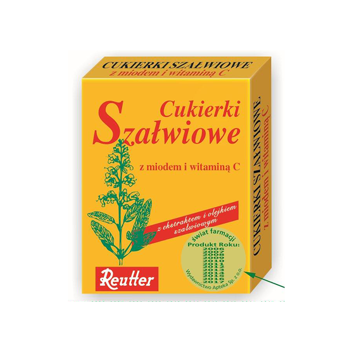 Cukierki, szalwiowe z miodem i wit.C,(Reutter), 50 g main product photo