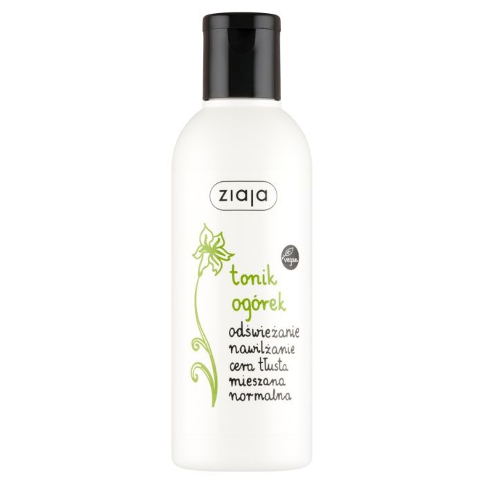 Ziaja Ogórkowa, tonik do twarzy, cera normalna, tłusta, mieszana, 200 ml main product photo