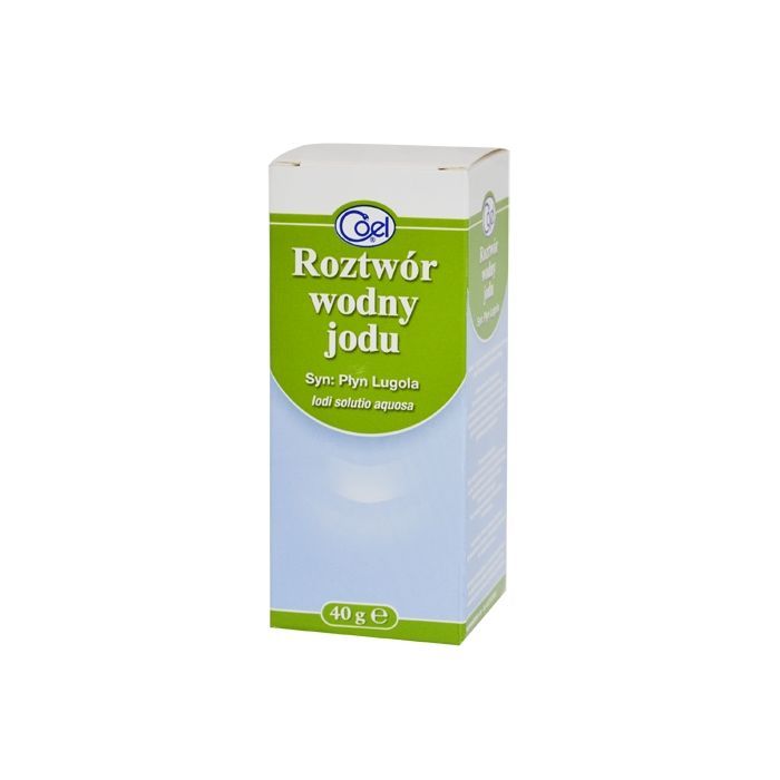 Roztwor wodny jodu, 1%, roztw.n/sk,d/pluk.j.ustn., 40 g main product photo