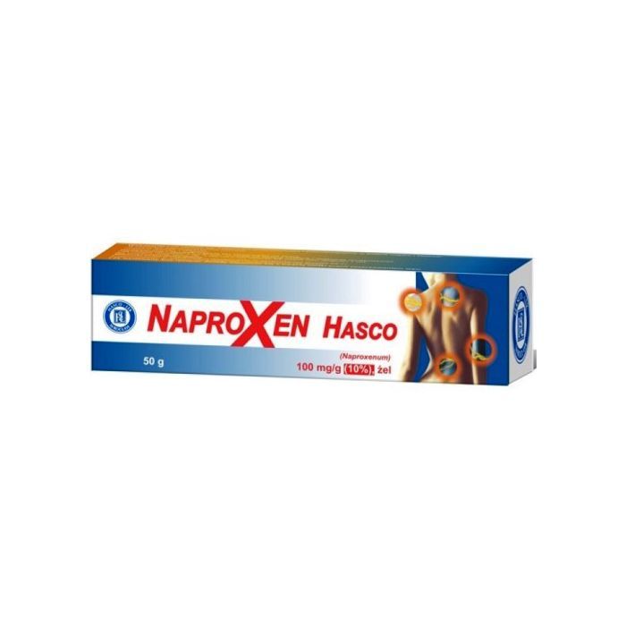Naproxen Hasco, 100 mg/g (10%), żel, 50 g main product photo