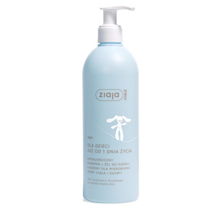Ziaja Med, szamp+zel,d/kap.,hipoal,d/dzieci,od 1 dnia,400ml main product photo