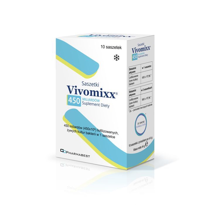 Vivomixx saszetki 450, prosz.d/sp.zaw.doust., 10 sasz. main product photo