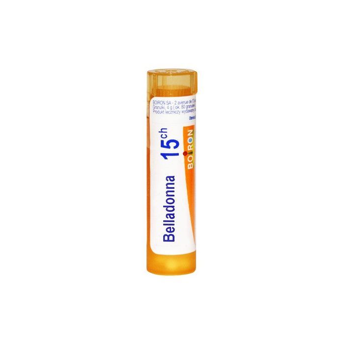 Boiron Belladonna, 15 CH, granulki, 4 g main product photo