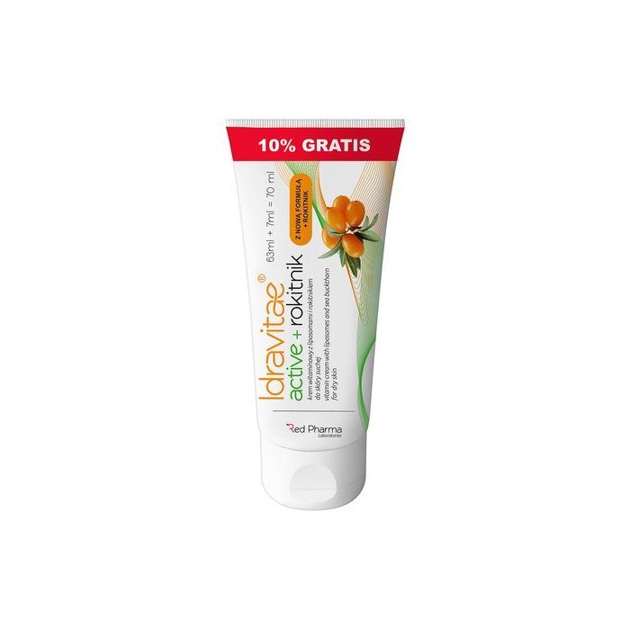 Idravitae active + rokitnik, krem witaminowy z liposomami i rokitnikiem, 70 ml main product photo