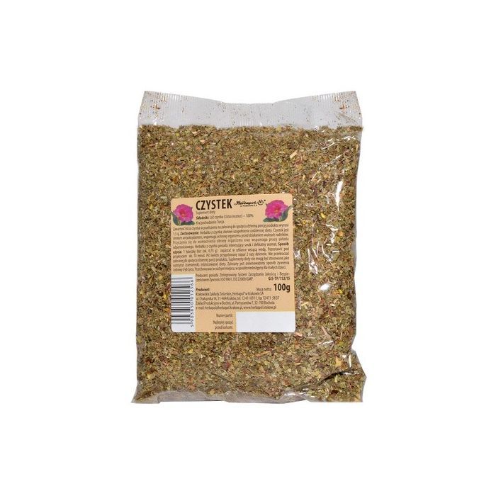 Czystek, zioła do zaparzania, 100 g (Herbapol Kraków) main product photo