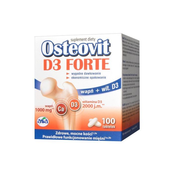 Osteovit D3 Forte, tabletki, 100 szt. main product photo