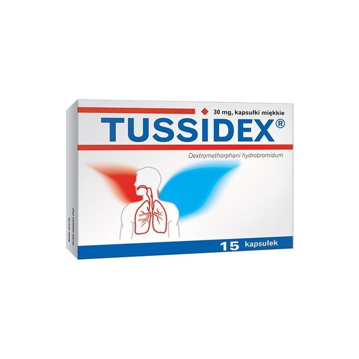 Tussidex, 30 mg, kapsułki miękkie, 10 szt. main product photo