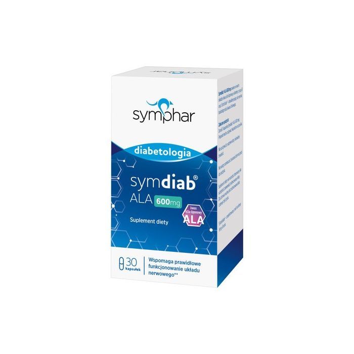 Symdiab ALA, 600 mg, kapsułki, 30 szt. main product photo