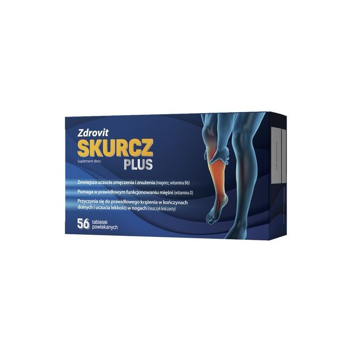 Zdrovit Skurcz Plus, tabletki powlekane, 56 szt. main product photo