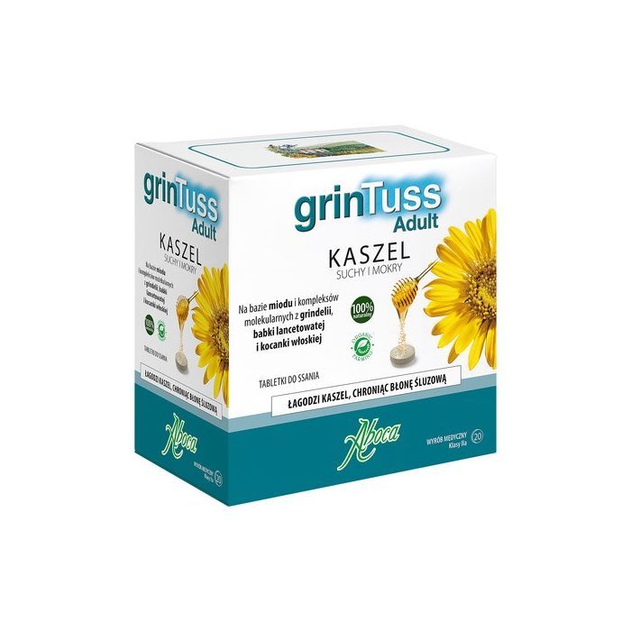 GrinTuss Adult, tabletki do ssania, 20 szt. main product photo
