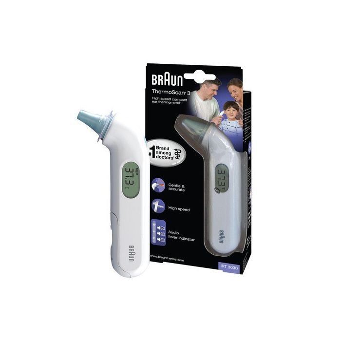 Braun IRT-3030 Thermoscan 3, termometr do ucha, 1 szt. main product photo