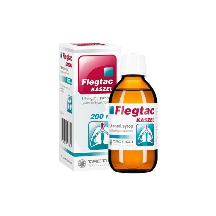 Flegtac Kaszel, 1,6 mg/ml, syrop, 200 ml main product photo