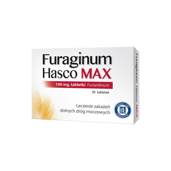 Furaginum Hasco MAX, 100 mg, tabletki, 30 szt. main product photo