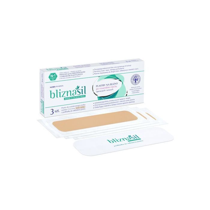 Bliznasil, plastry na blizny po cesarskim cięciu, 3 szt main product photo