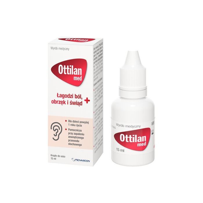 Ottilan Med, krople do uszu, 15 ml main product photo