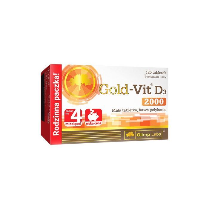Olimp Gold-Vit D3 2000, tabletki, 120 szt. main product photo