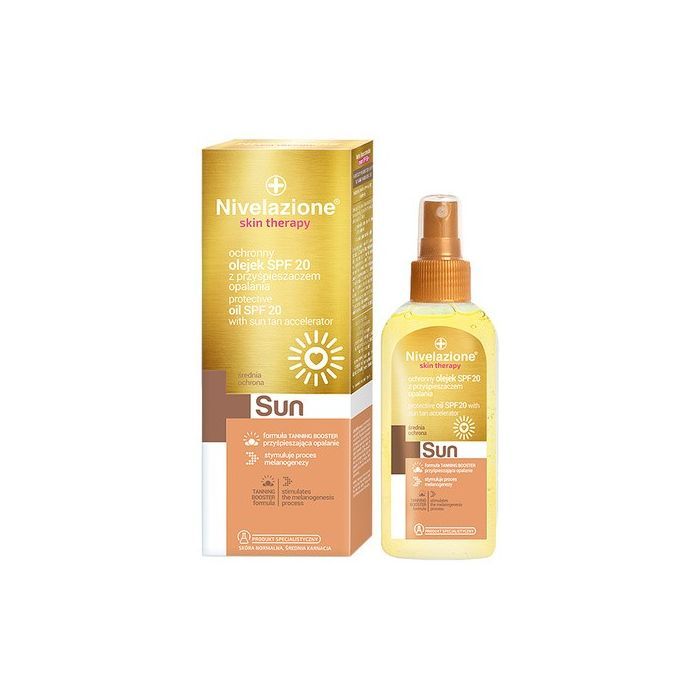 Nivelazione Skin Therapy Sun, ochronny olejek SPF 20 z przyspieszaczem opalania,150 ml main product photo