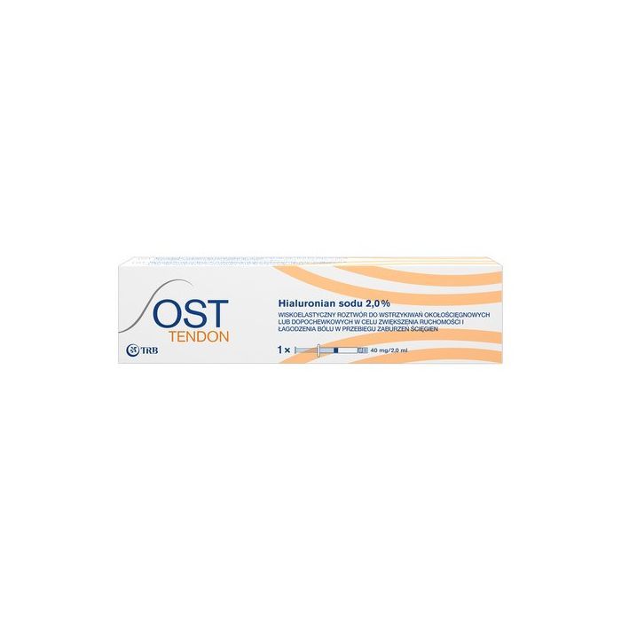 OST Tendon, 40 mg/2 ml, wiskoelastyczny roztwór do wstrzykiwań, 1 ampułko-strzykawka main product photo
