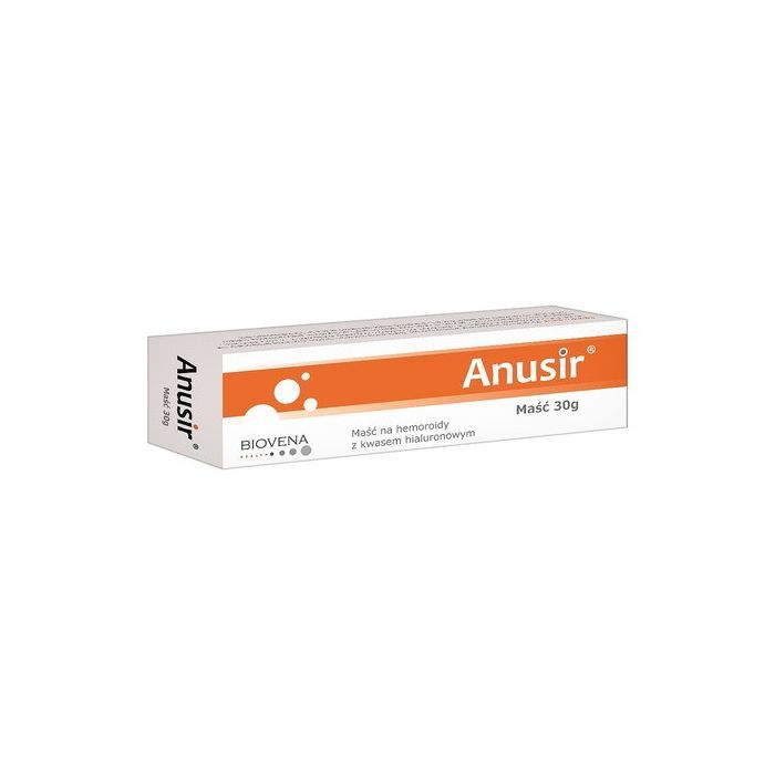 Anusir, maść na hemoroidy z kwasem hialuronowym, 30 g main product photo