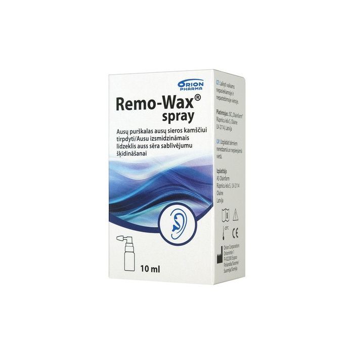 Remo-Wax spray, aerozol do usuwania woskowiny usznej, 10 ml main product photo