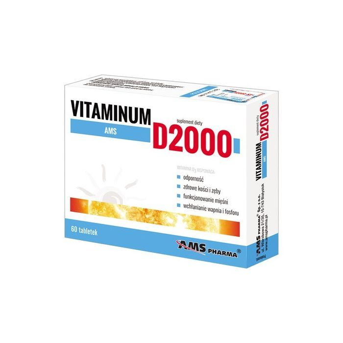 Vitaminum D2000 AMS, tabletki, 60 szt. main product photo
