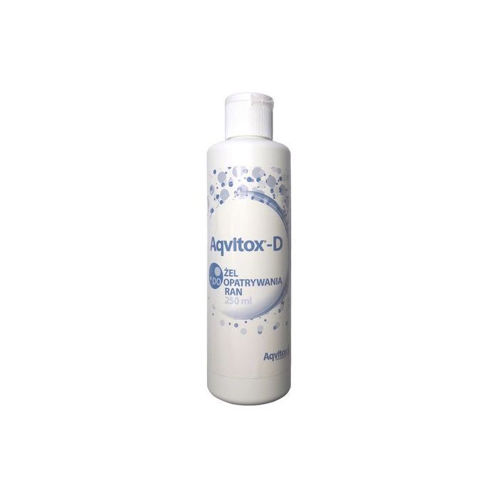 Aqvitox D, żel, do opatrywania ran, 250 ml main product photo