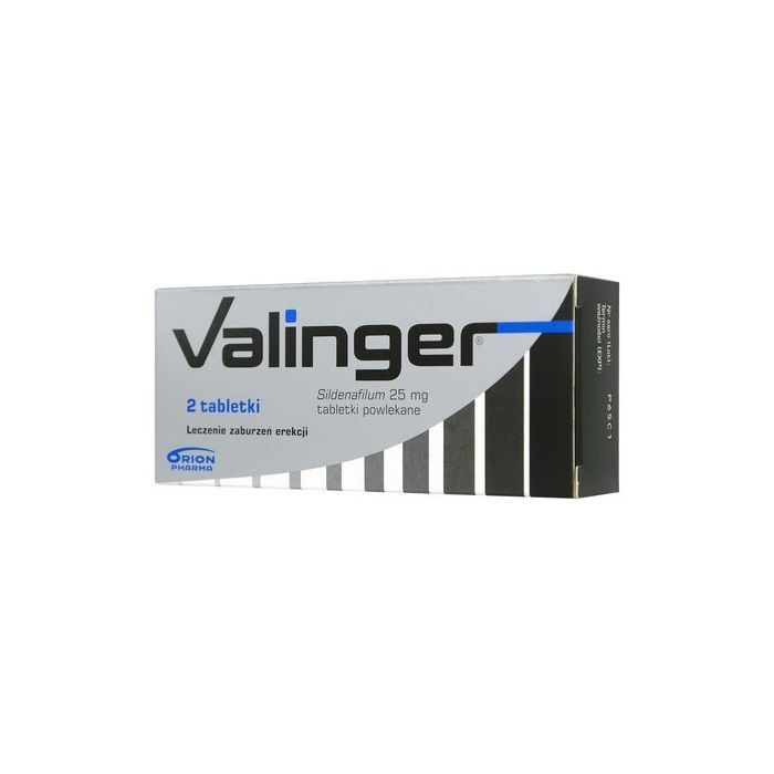 Valinger, 25 mg, tabletki powlekane, 2 szt. main product photo