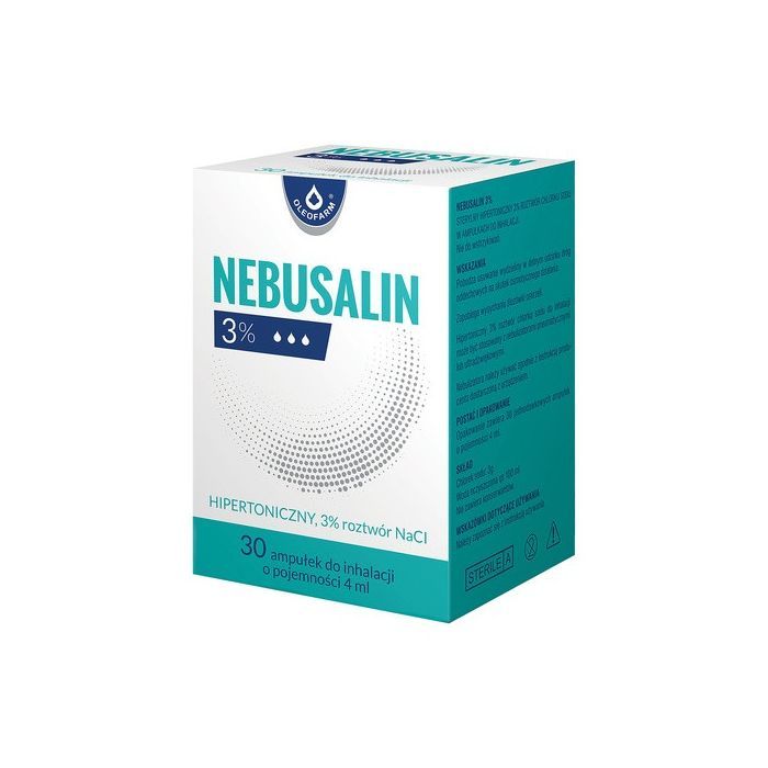 Nebusalin 3%, roztwór do inhalacji, 4 ml, 30 ampułek main product photo