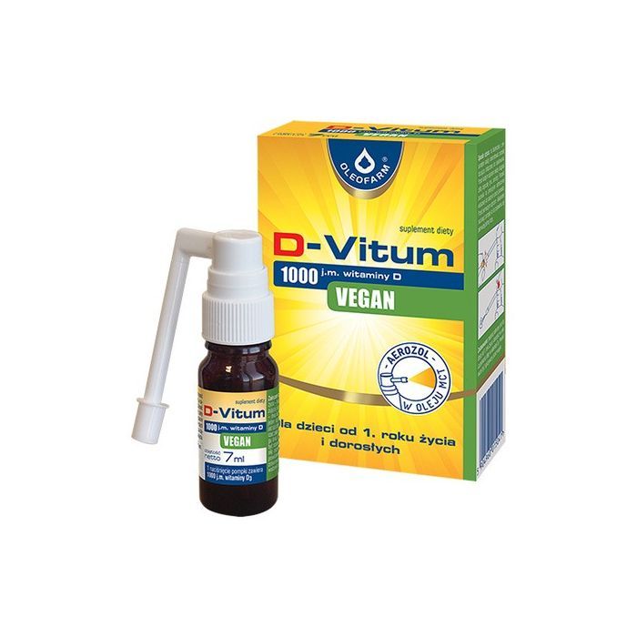 D-Vitum 1000 j.m. wit.D Vegan, aerozol, 7 ml main product photo