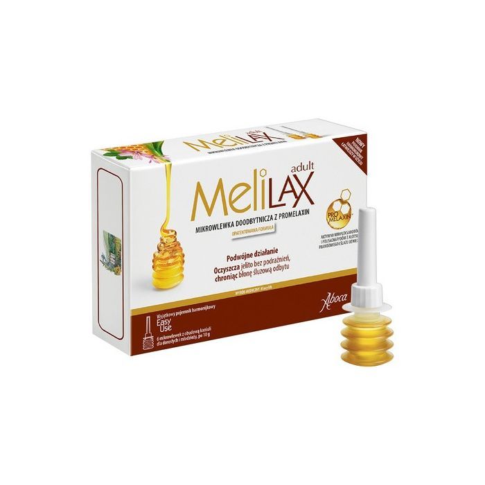 Melilax Adult, mikrowlewka doodbytnicza, 6 wlewek main product photo