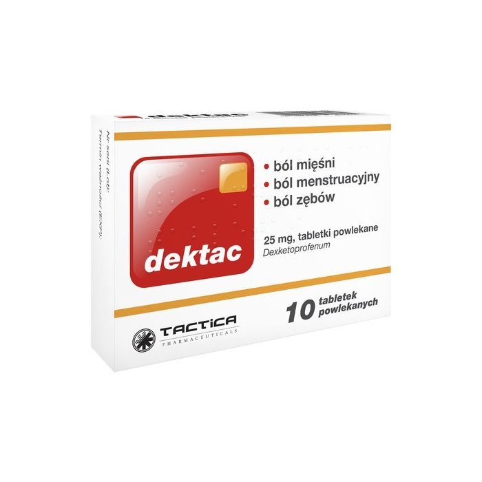 Dektac, 25 mg, tabletki powlekane, 10 szt. main product photo