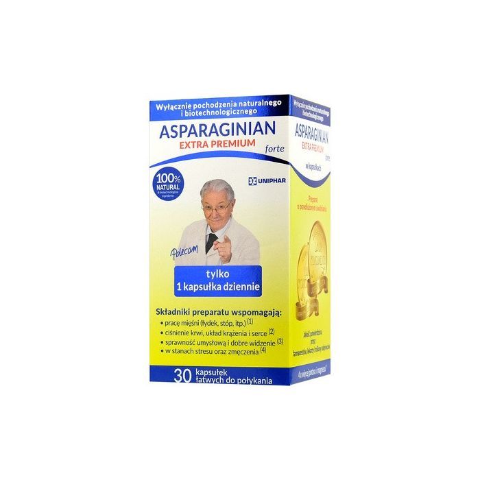 Asparaginian Extra Premium forte, kapsułki, 30 szt. main product photo