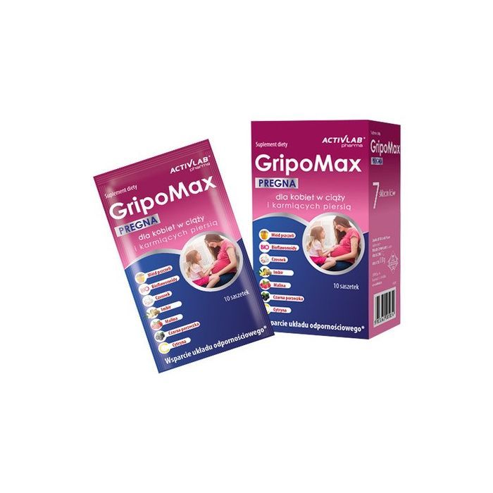 GripoMax Pregna Activlab Pharma, proszek w saszetkach, 10 g, 10 szt. main product photo