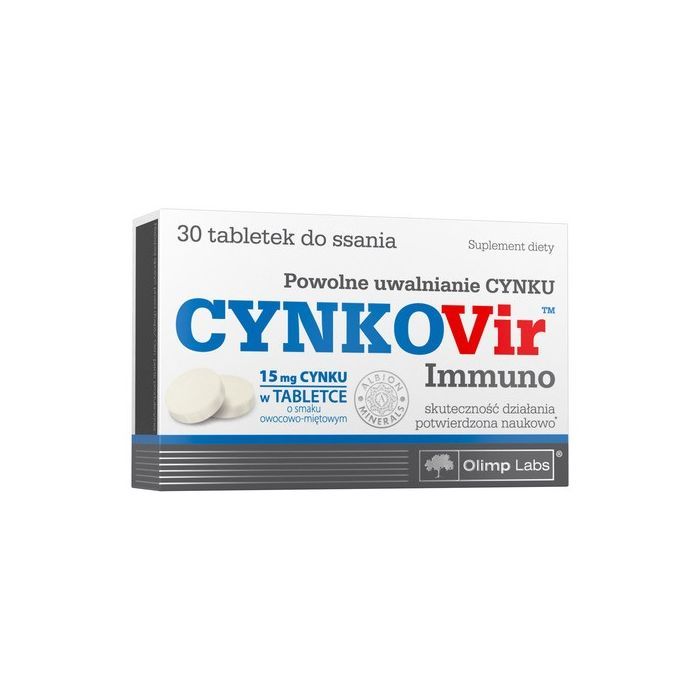 Olimp Cynkovir Immuno, tabletki do ssania, 30 szt. main product photo