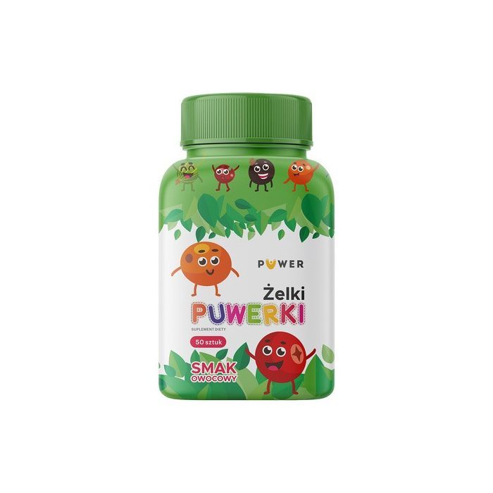 Puwerki, żelki o smaku owocowym, 50 szt. main product photo