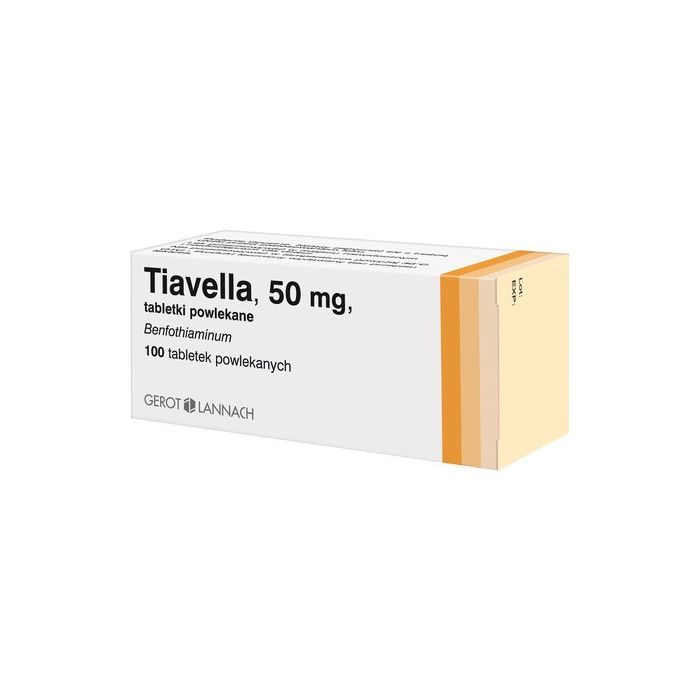 Tiavella, 50 mg, tabletki powlekane, 100 szt. main product photo