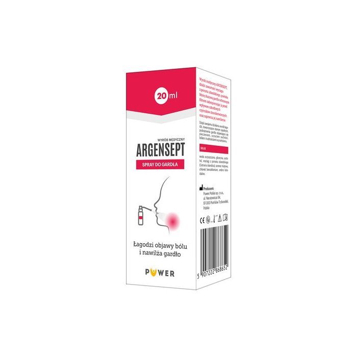 ArgenSept, spray do gardła, 20 ml main product photo