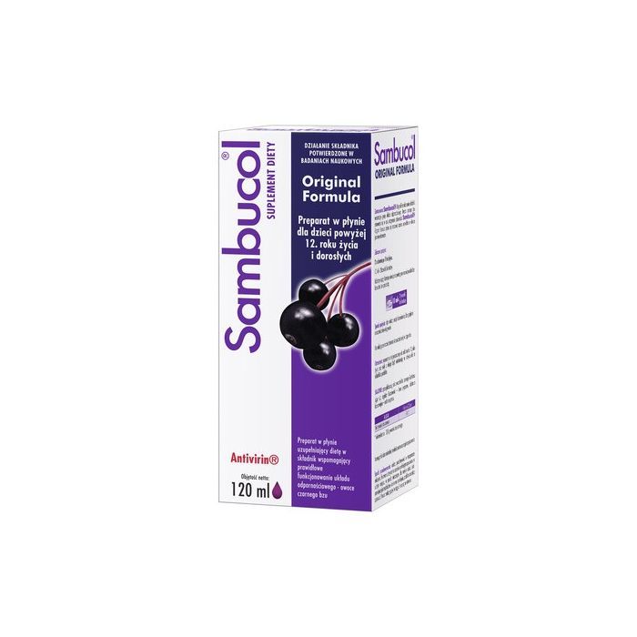 Sambucol Original Formuła, płyn, 120 ml main product photo