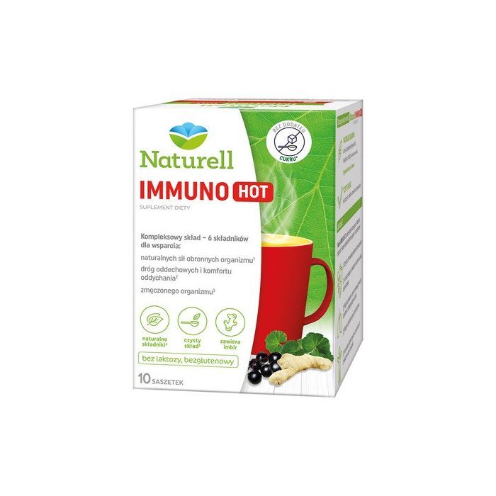 Naturell Immuno HOT, proszek w saszetkach, 5 g x 10 szt. main product photo