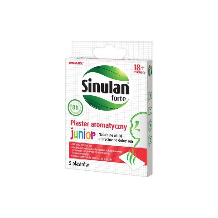 Sinulan Forte, plaster aromatyczny, Junior, 5 szt. main product photo