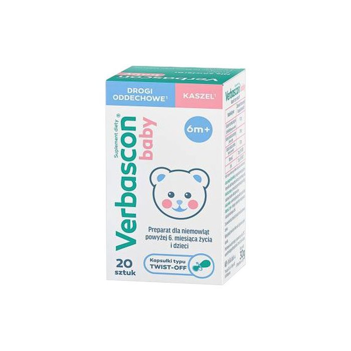 Verbascon Baby, kapsułki twist-off, 20 szt. main product photo