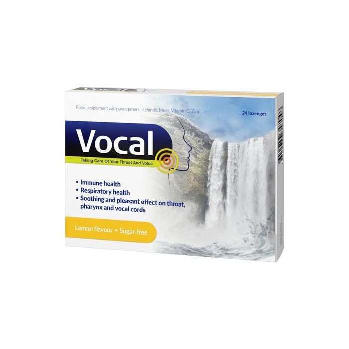 Vocal cytryna, pastylki do ssania, miękkie, 24 szt. main product photo