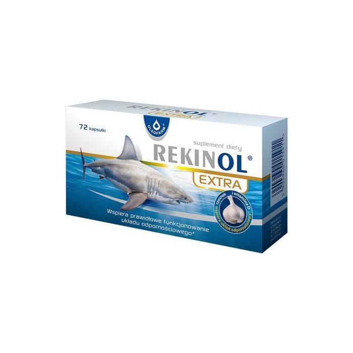 Rekinol extra, kapsułki, 72 szt. main product photo