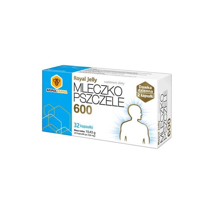 Mleczko pszczele Royal Jelly 600, kapsułki, 32 szt. main product photo