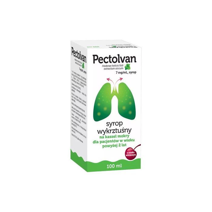 Pectolvan, 7 mg/ml, syrop, 100 ml main product photo