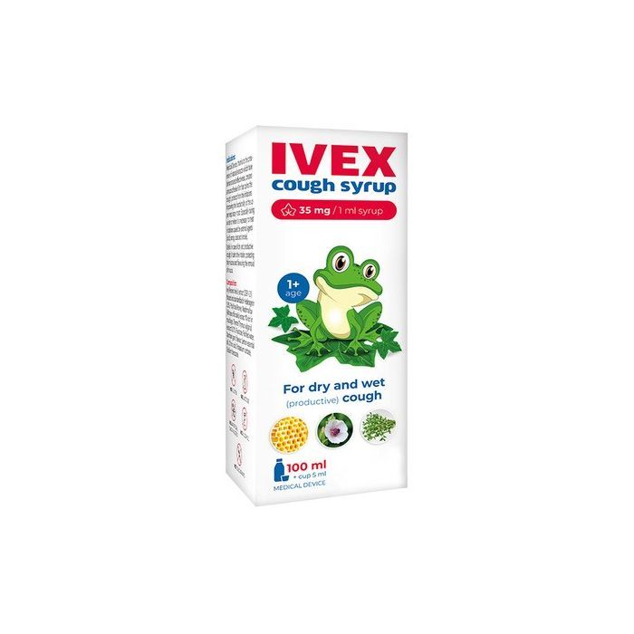 Ivex, syrop na kaszel suchy i mokry, 100 ml main product photo