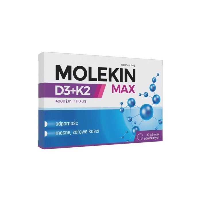 Molekin D3+K2 Max, tabletki powlekane, 30 szt. main product photo